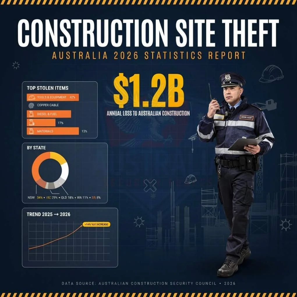Construction Site Theft Statistics Australia 2026