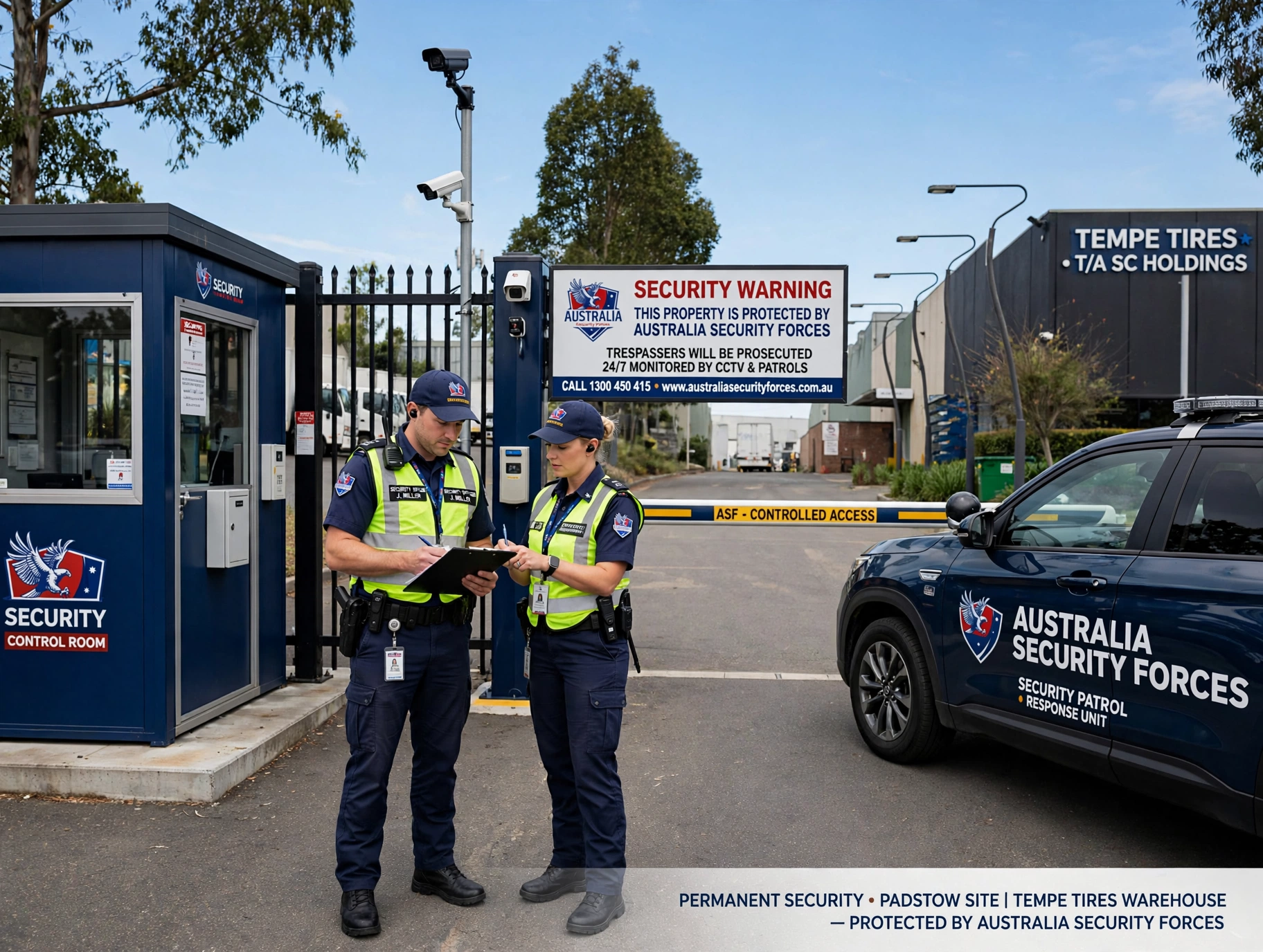 Permanent Warehouse Security Padstow